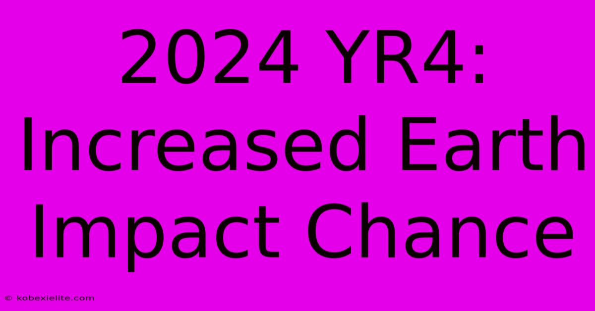 2024 YR4: Increased Earth Impact Chance