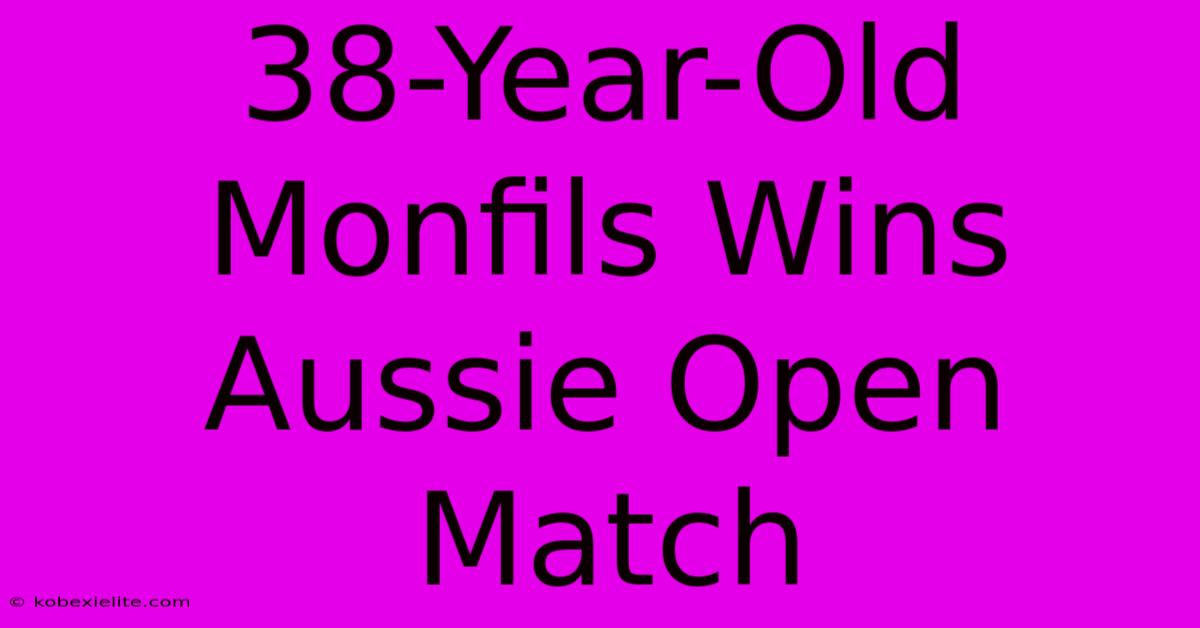 38-Year-Old Monfils Wins Aussie Open Match