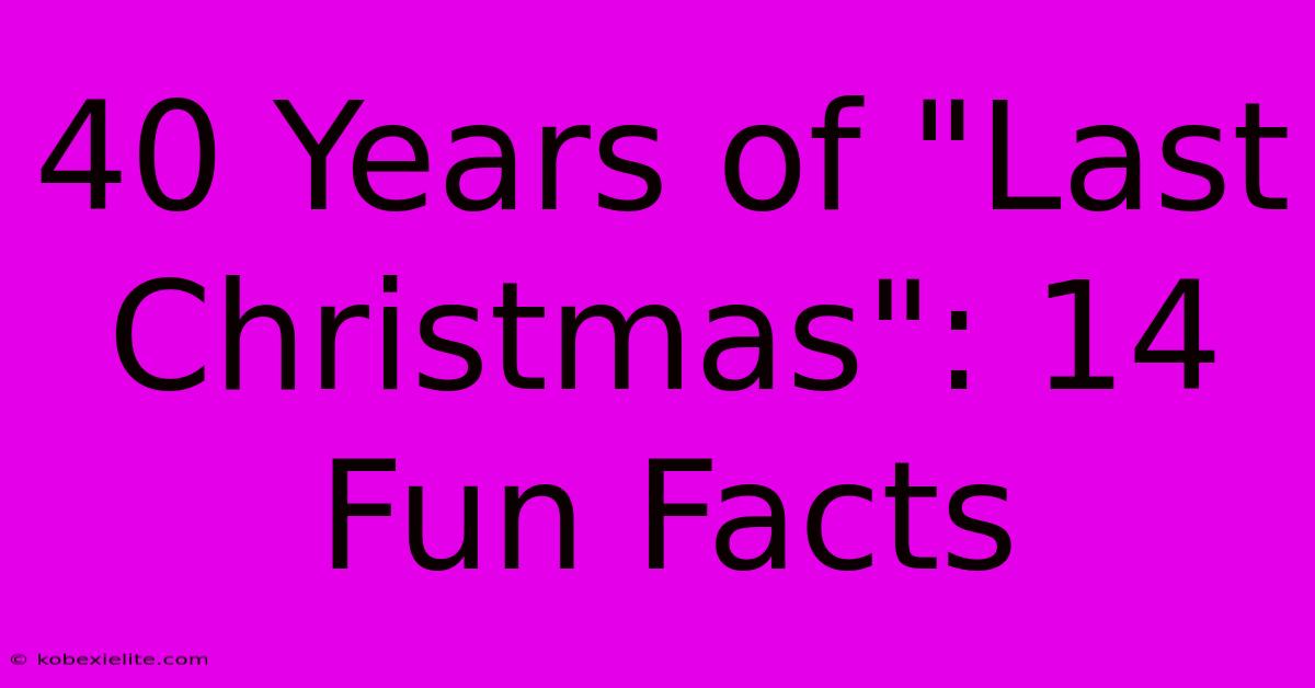 40 Years Of 40 Years Of