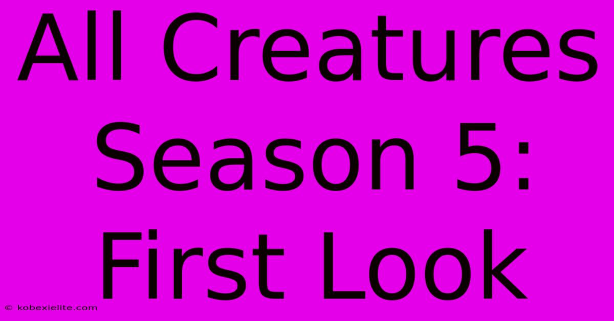 All Creatures Season 5: First Look