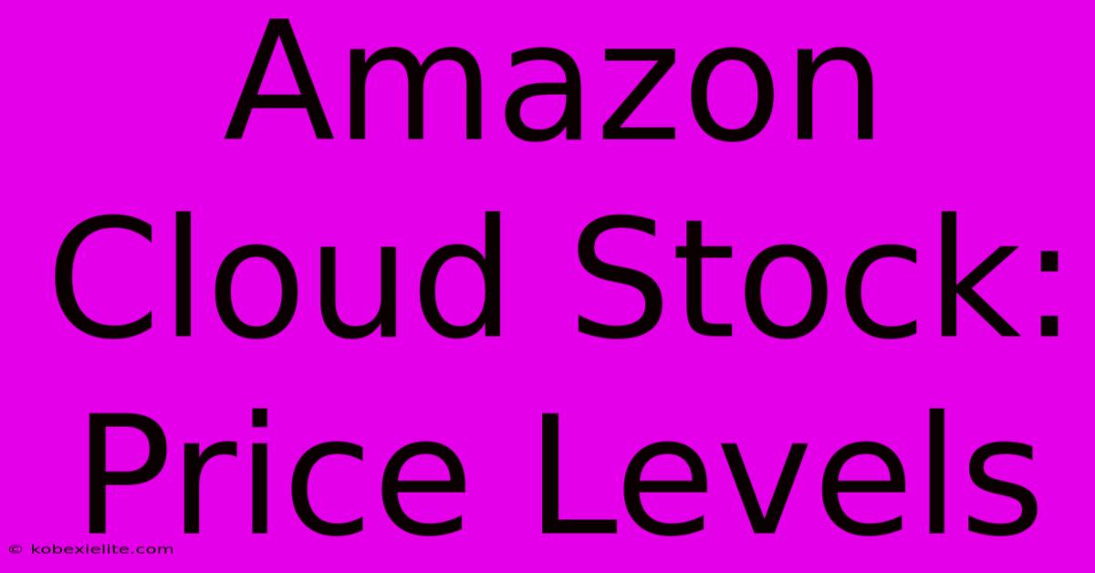 Amazon Cloud Stock: Price Levels