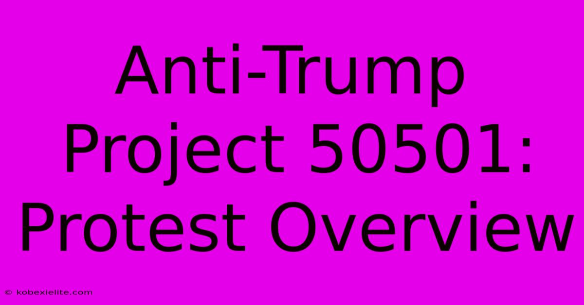 Anti-Trump Project 50501: Protest Overview