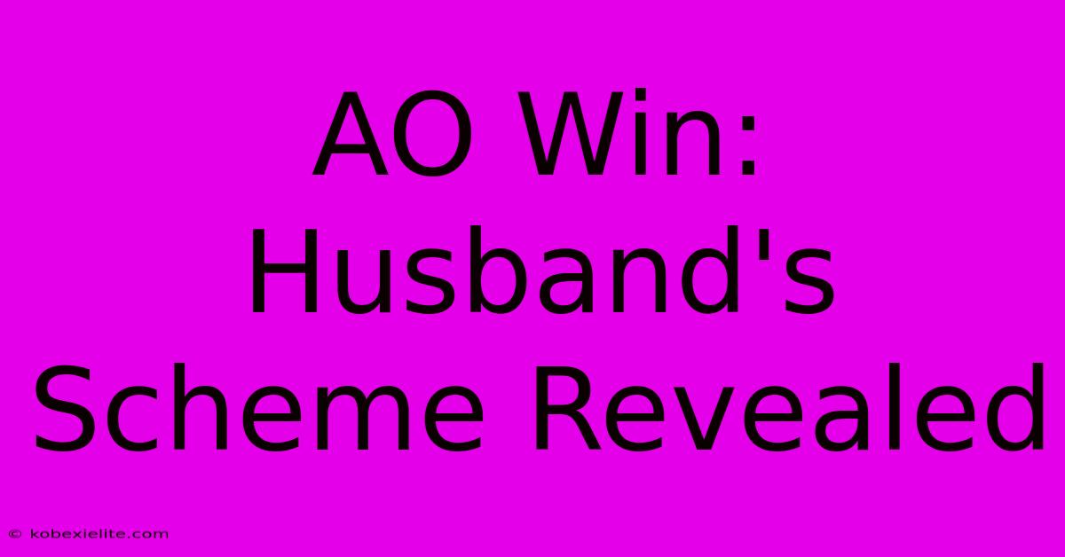 AO Win: Husband's Scheme Revealed