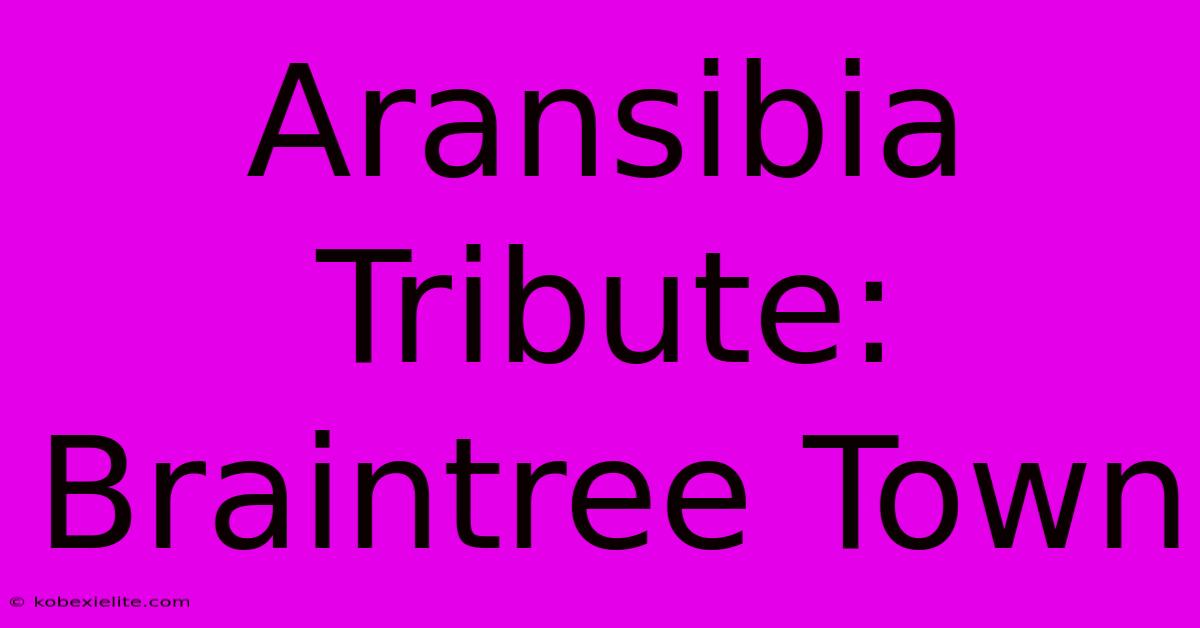 Aransibia Tribute: Braintree Town