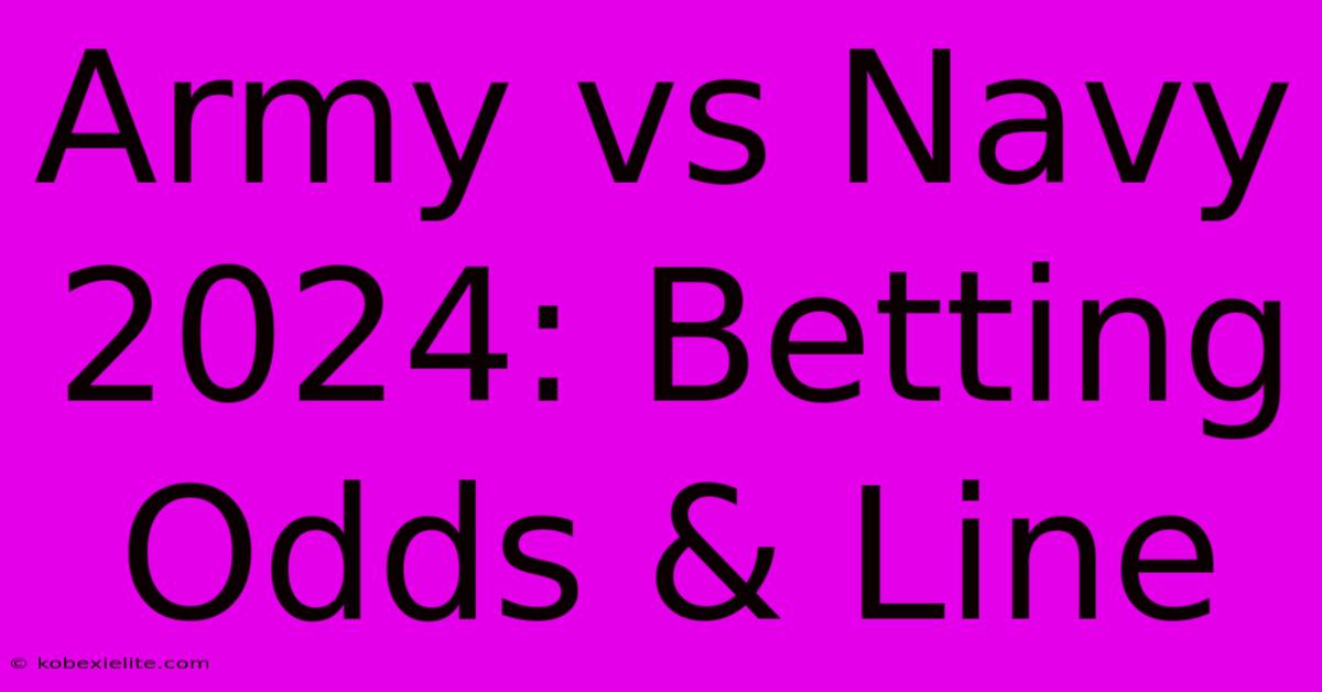 Army Vs Navy 2024: Betting Odds & Line Army Vs Navy 2024: Betting Odds & Line