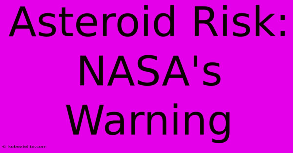 Asteroid Risk: NASA's Warning