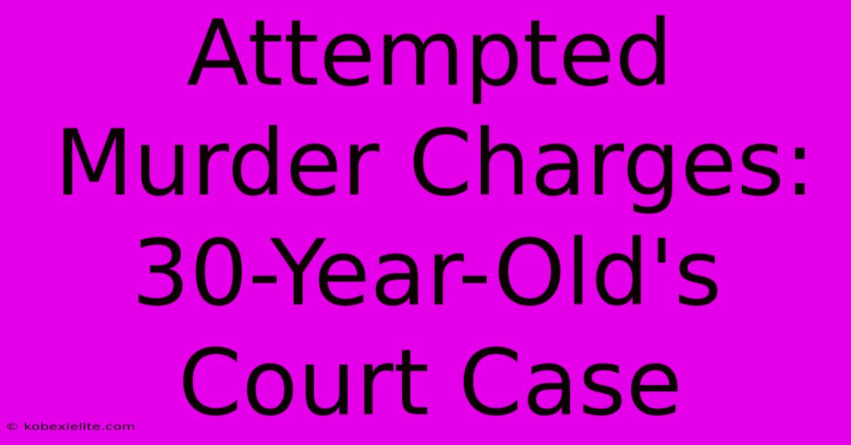 Attempted Murder Charges: 30-Year-Old's Court Case