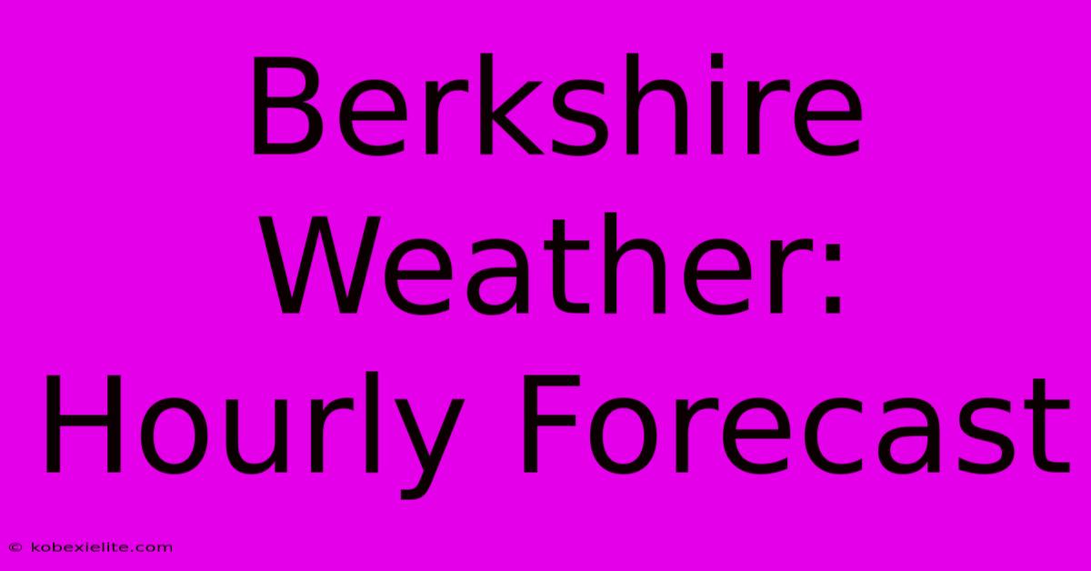 Berkshire Weather: Hourly Forecast