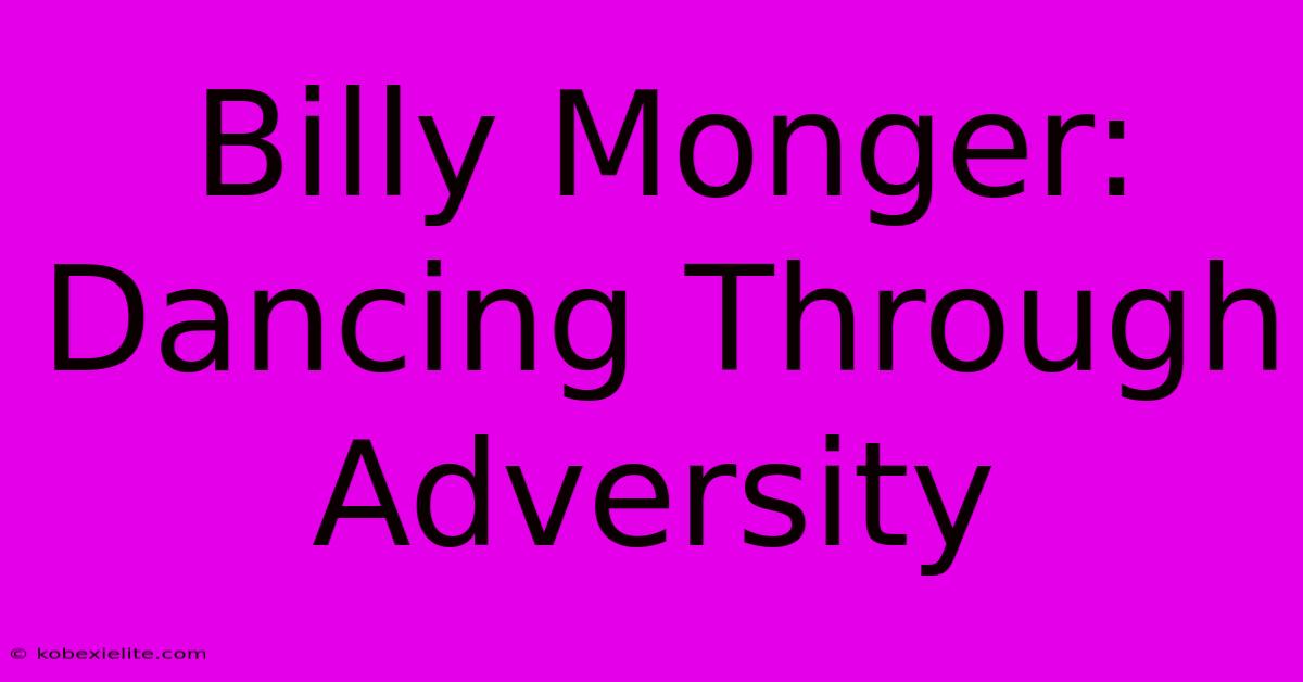 Billy Monger: Dancing Through Adversity