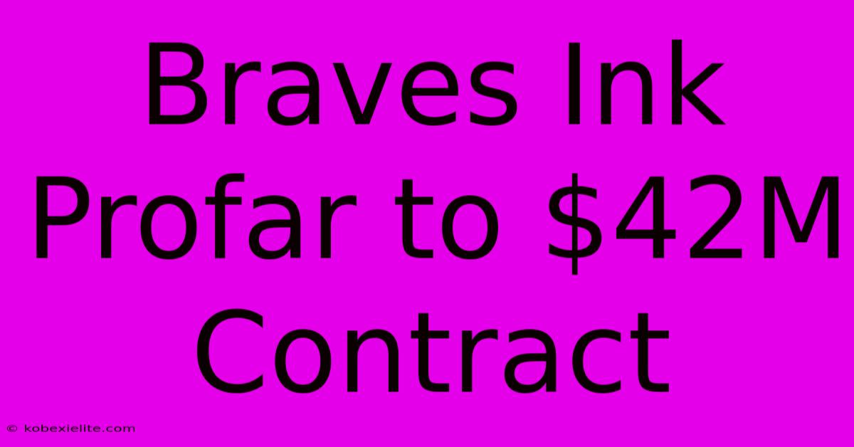 Braves Ink Profar To $42M Contract