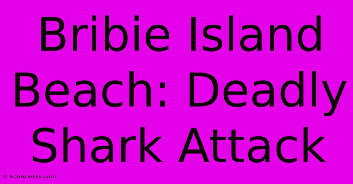 Bribie Island Beach: Deadly Shark Attack