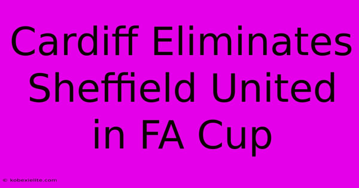 Cardiff Eliminates Sheffield United In FA Cup