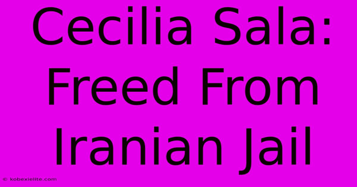 Cecilia Sala: Freed From Iranian Jail