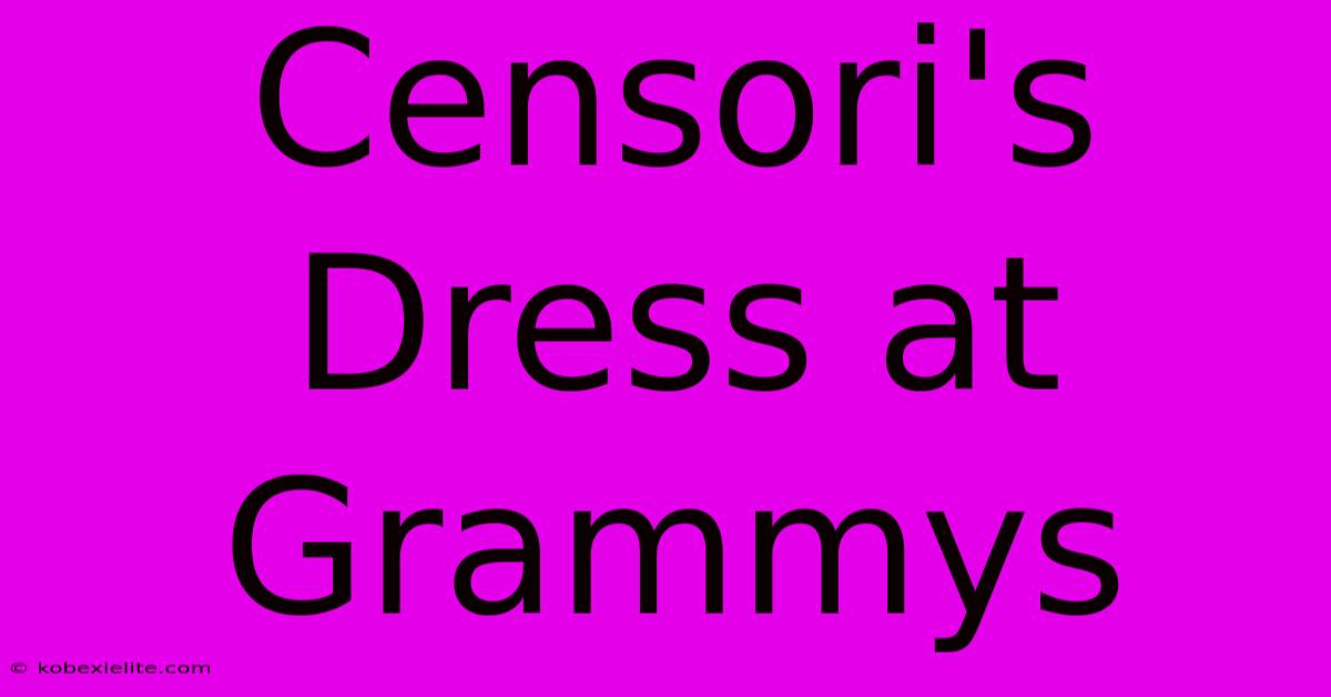 Censori's Dress At Grammys