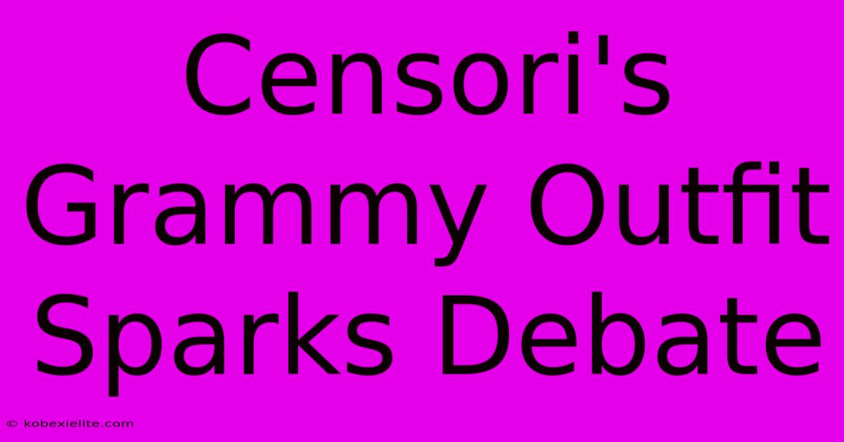 Censori's Grammy Outfit Sparks Debate