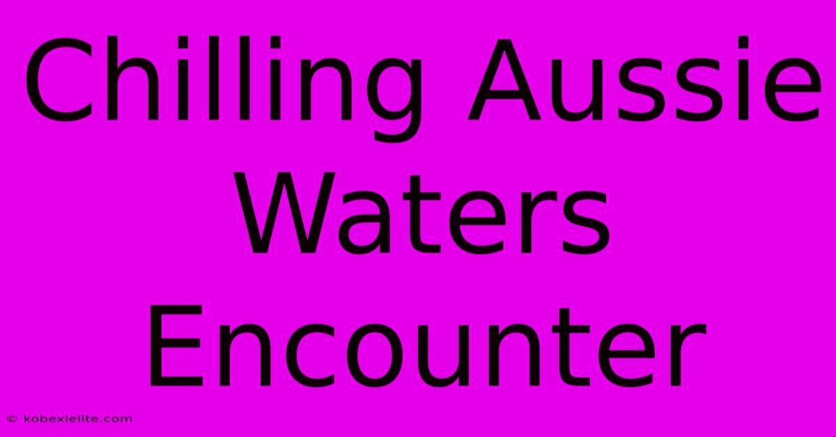 Chilling Aussie Waters Encounter