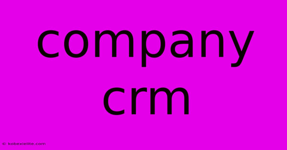 Company Crm