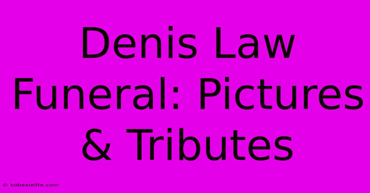 Denis Law Funeral: Pictures & Tributes