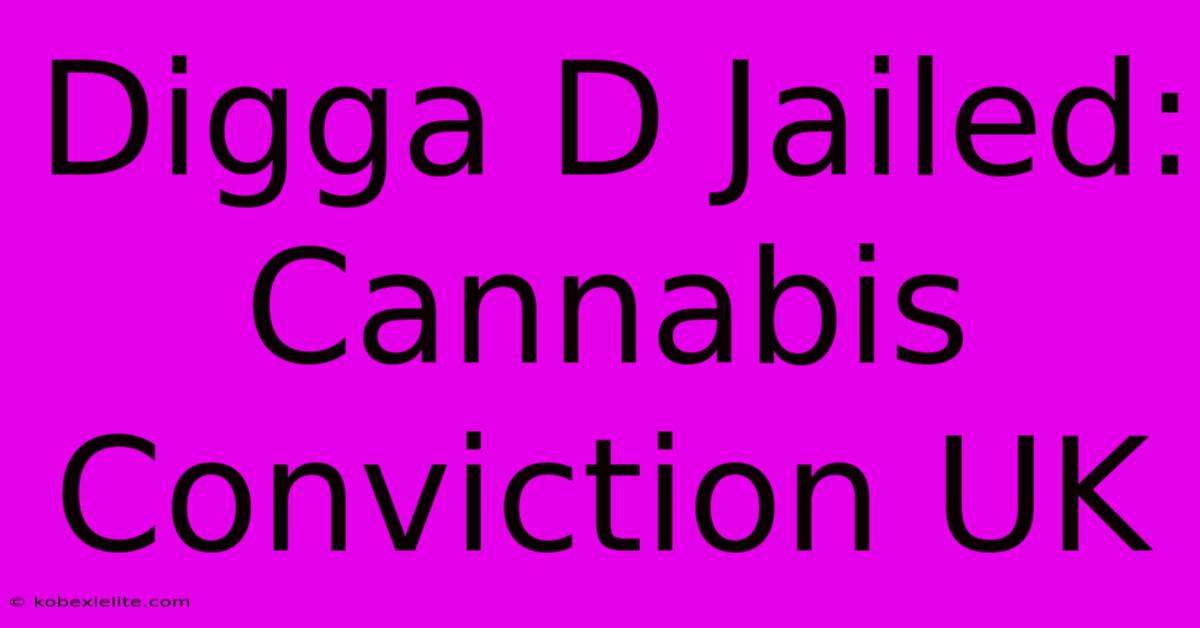 Digga D Jailed: Cannabis Conviction UK