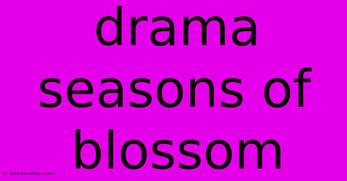 Drama Seasons Of Blossom