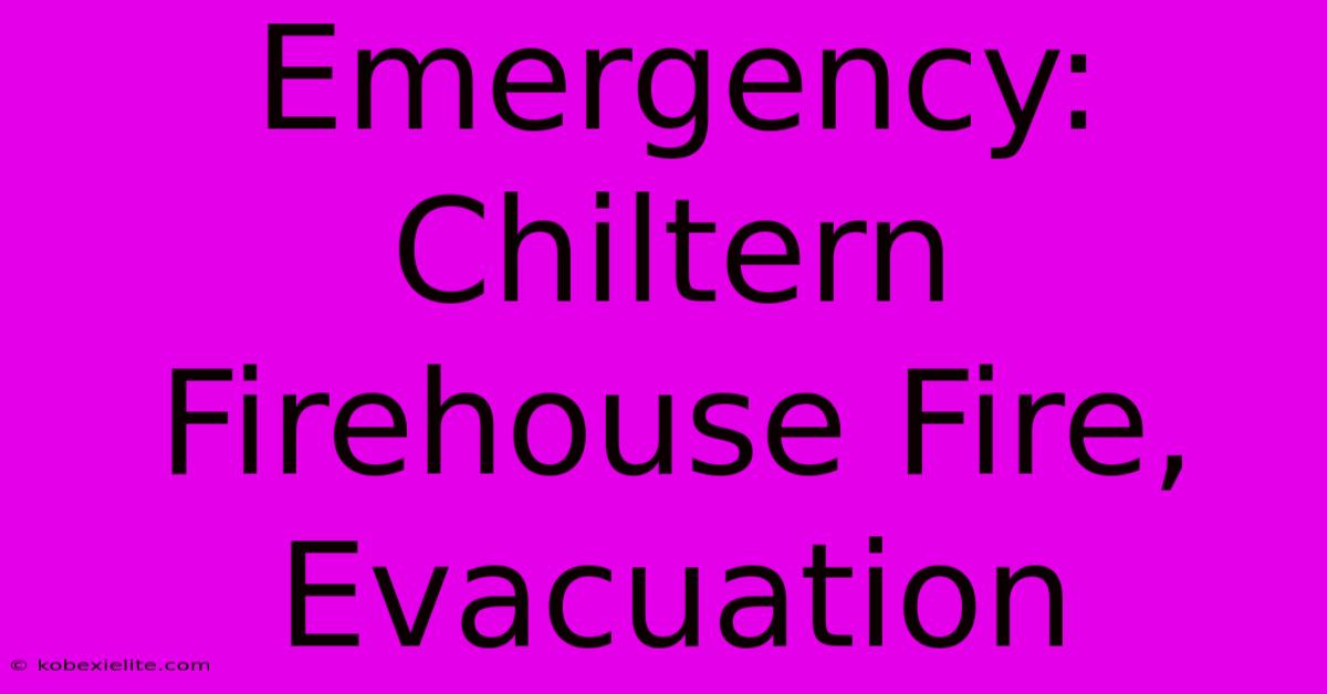 Emergency: Chiltern Firehouse Fire, Evacuation