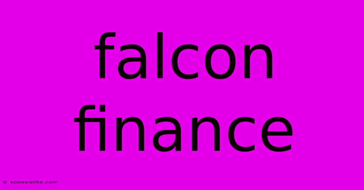 Falcon Finance Falcon Finance
