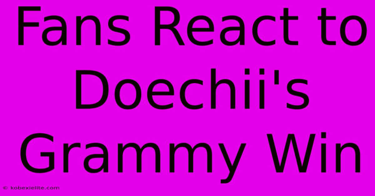 Fans React To Doechii's Grammy Win