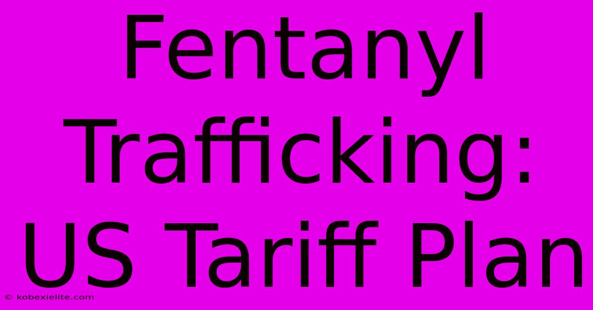 Fentanyl Trafficking: US Tariff Plan