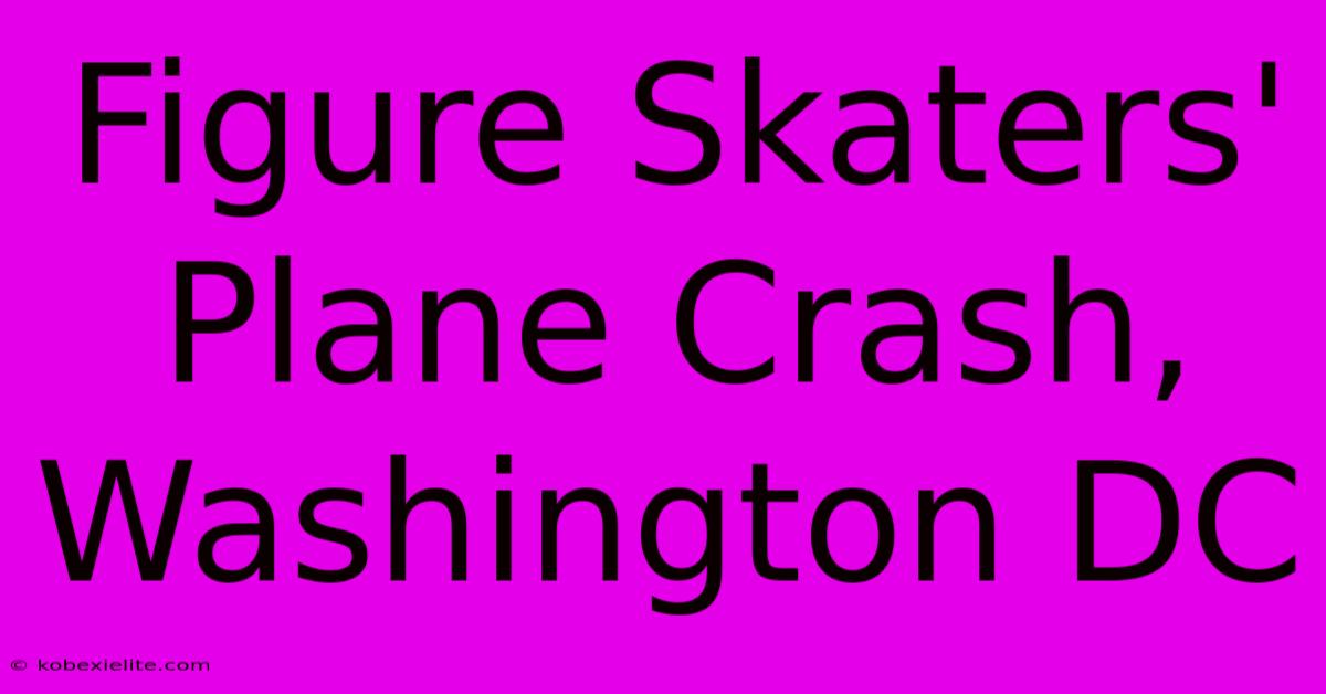 Figure Skaters' Plane Crash, Washington DC