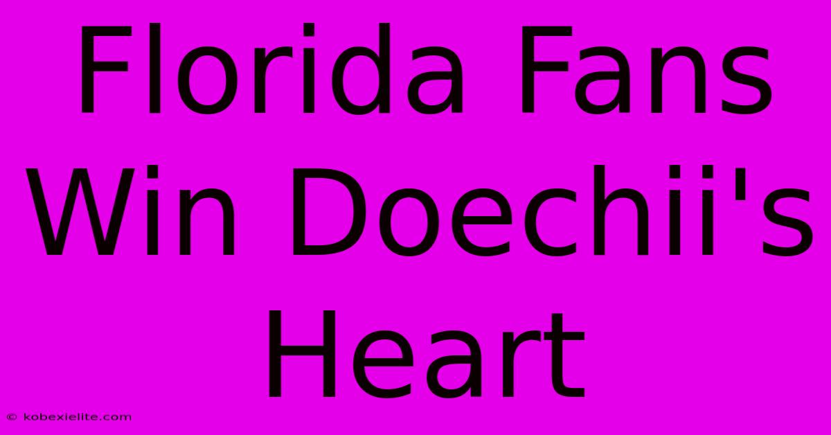 Florida Fans Win Doechii's Heart