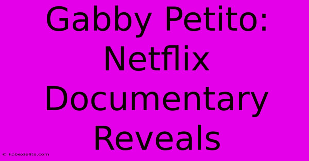 Gabby Petito: Netflix Documentary Reveals