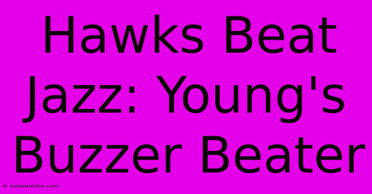 Hawks Beat Jazz: Young's Buzzer Beater