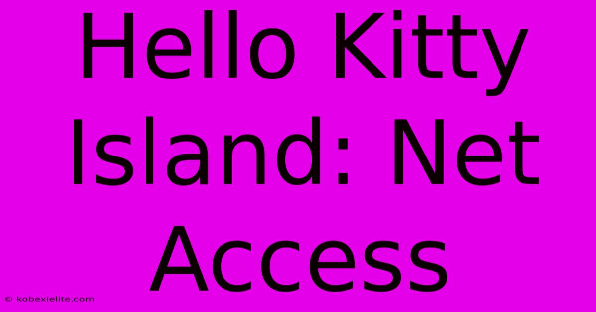 Hello Kitty Island: Net Access