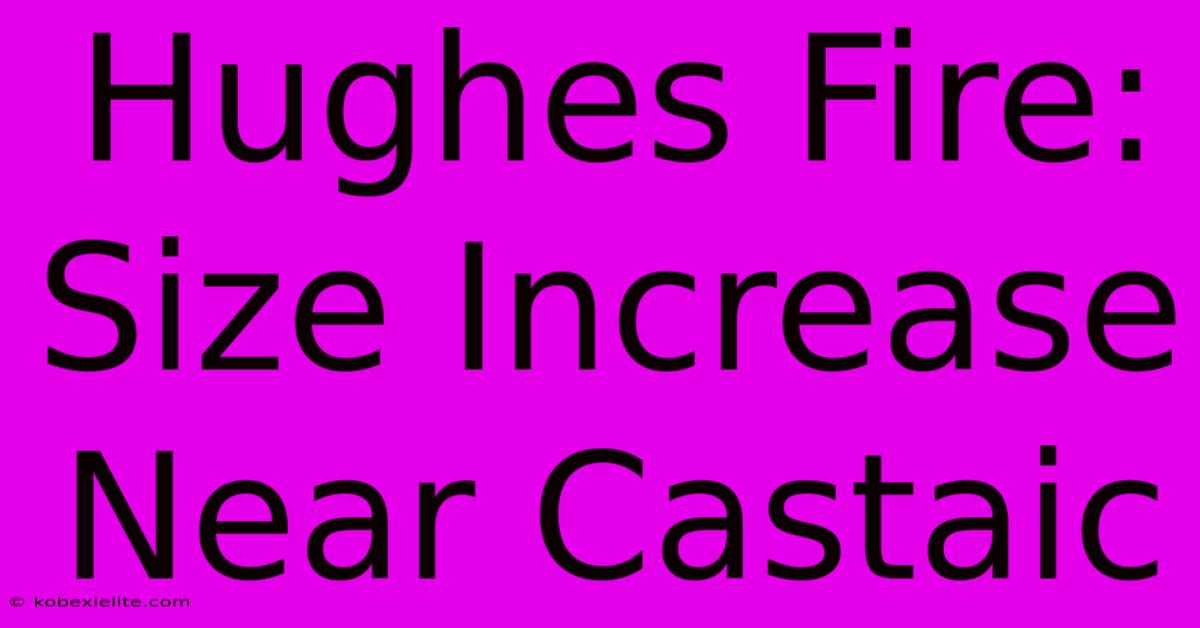 Hughes Fire: Size Increase Near Castaic