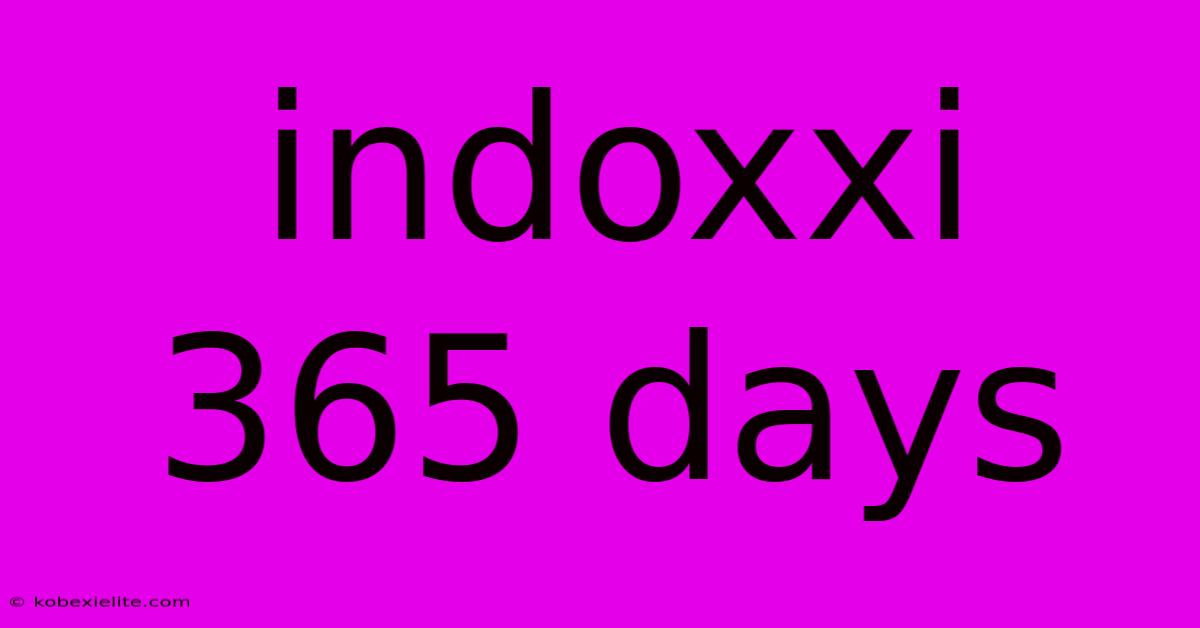 Indoxxi 365 Days