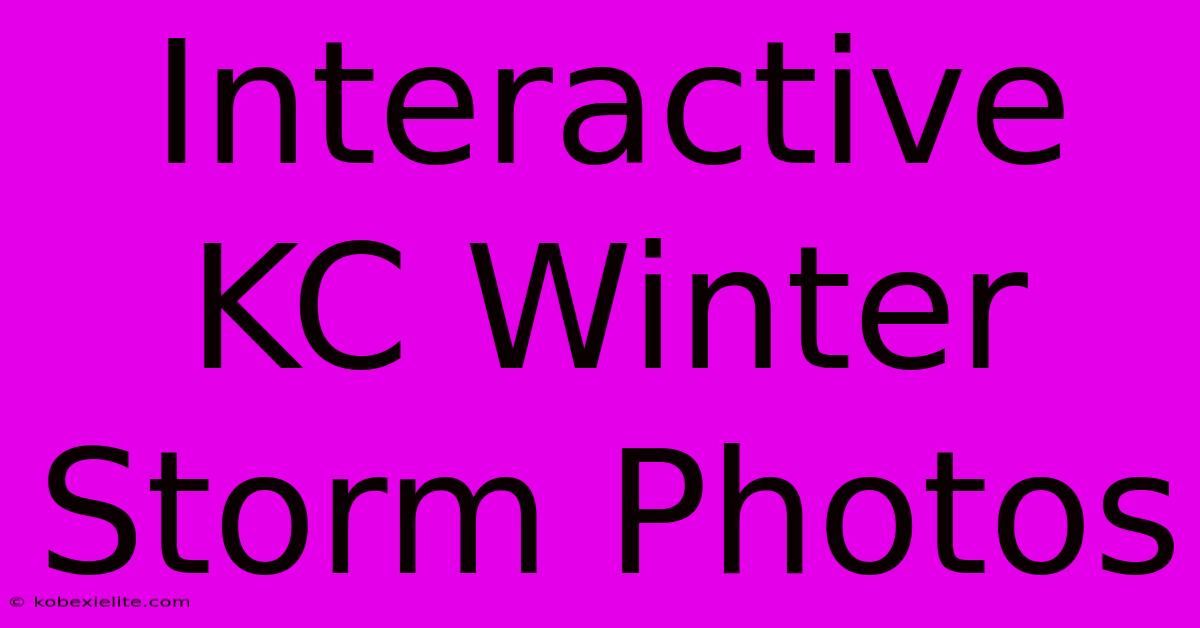 Interactive KC Winter Storm Photos