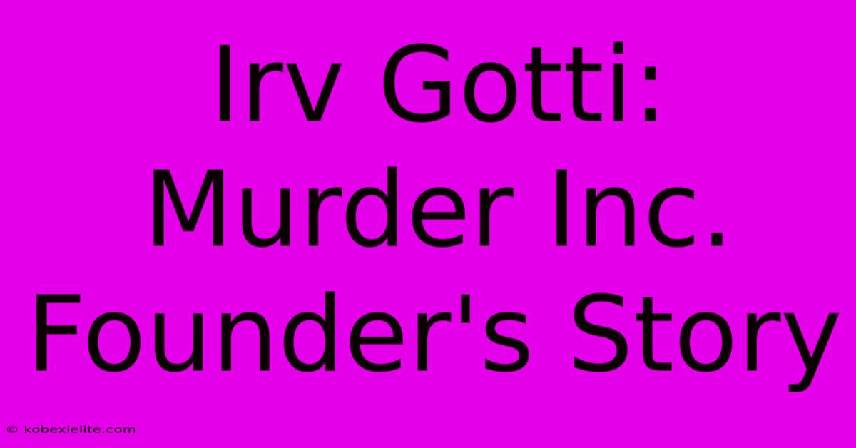 Irv Gotti: Murder Inc. Founder's Story