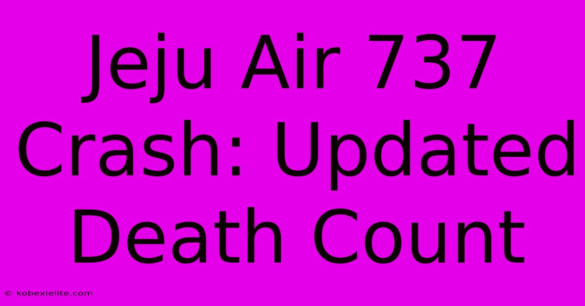 Jeju Air 737 Crash: Updated Death Count