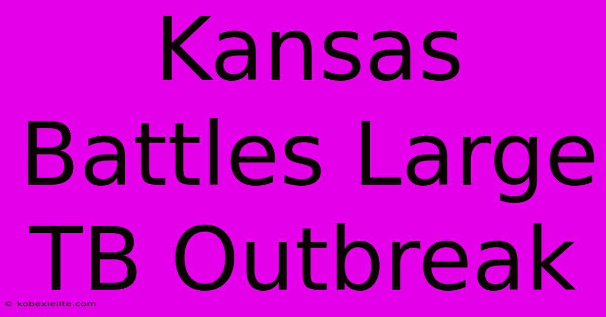 Kansas Battles Large TB Outbreak