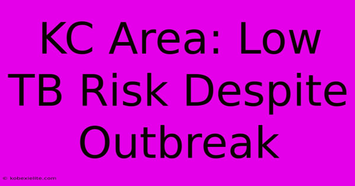 KC Area: Low TB Risk Despite Outbreak