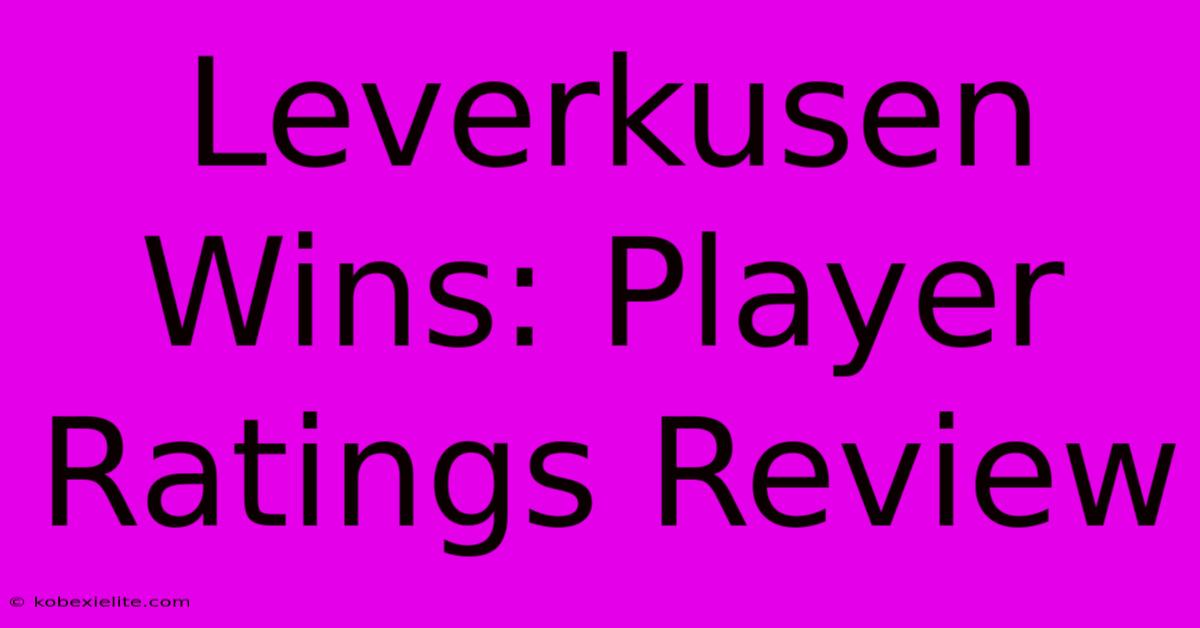 Leverkusen Wins: Player Ratings Review