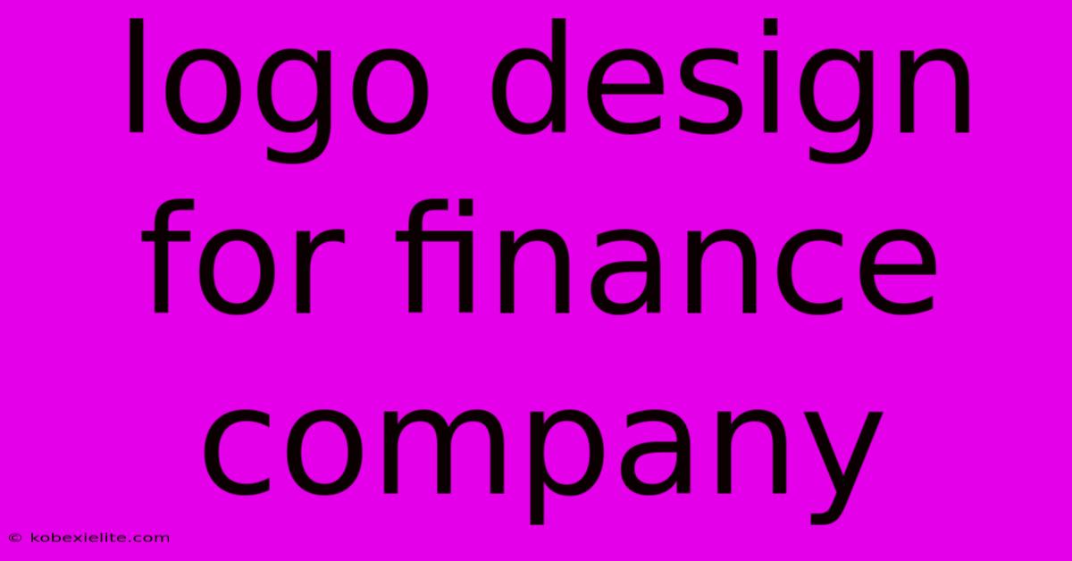 Logo Design For Finance Company Logo Design For Finance Company