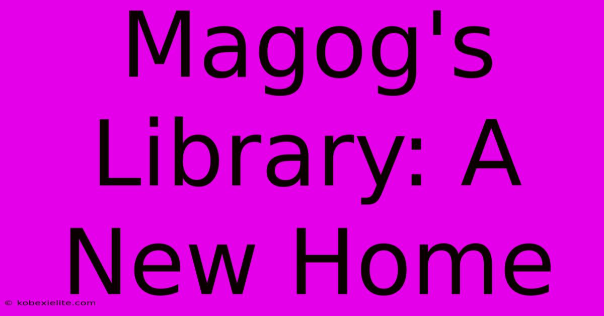 Magog's Library: A New Home