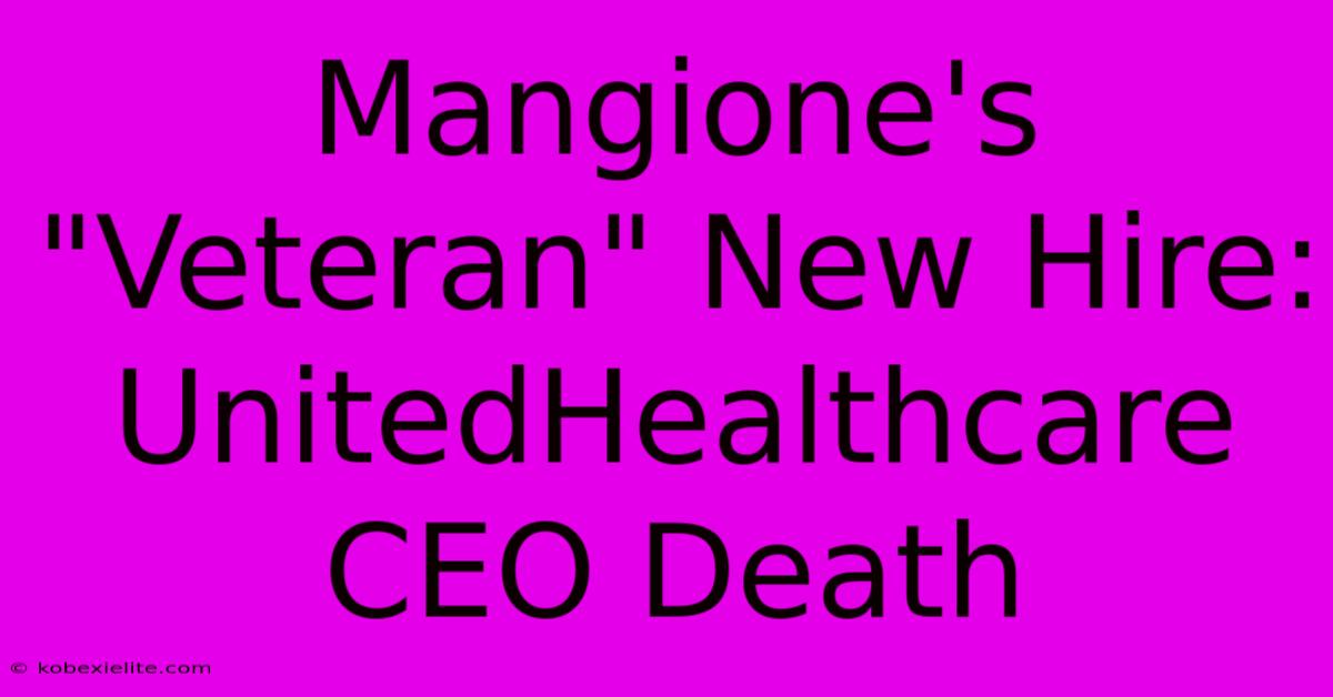Mangione's Mangione's