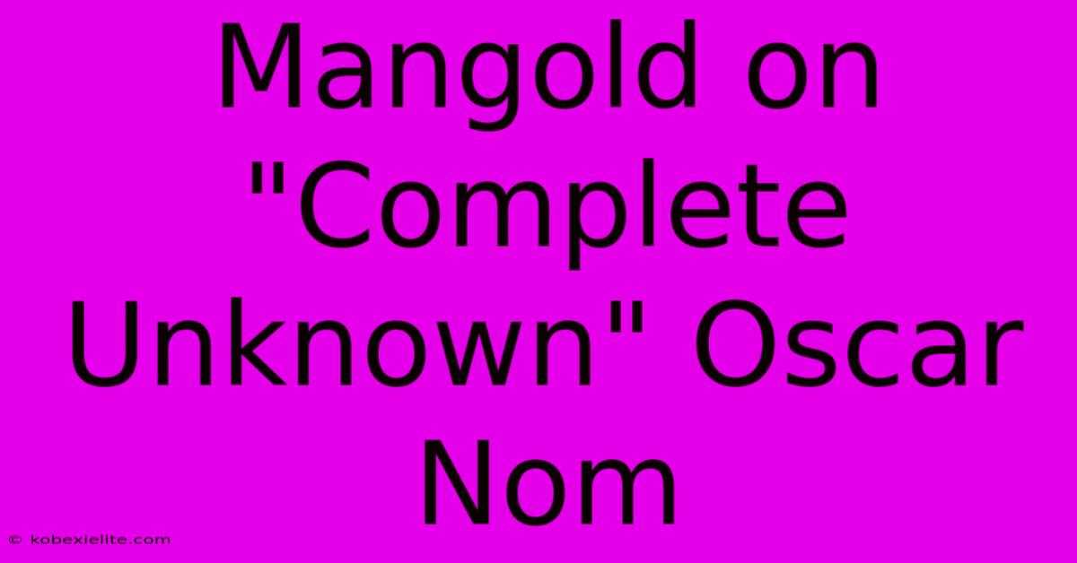 Mangold On 