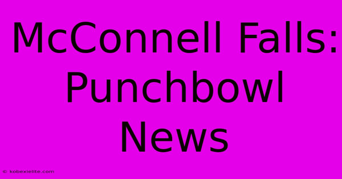 McConnell Falls: Punchbowl News