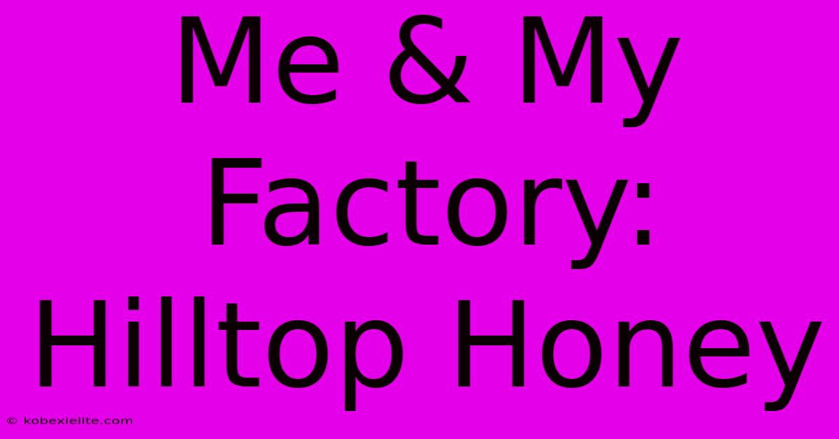 Me & My Factory: Hilltop Honey