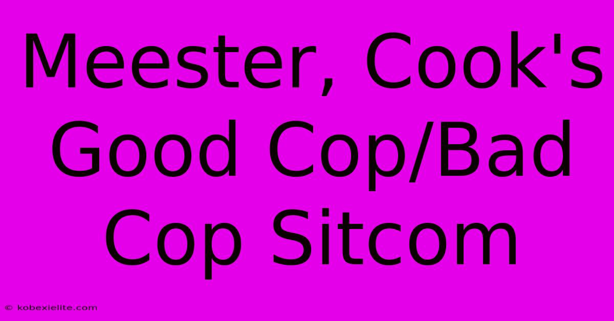 Meester, Cook's Good Cop/Bad Cop Sitcom