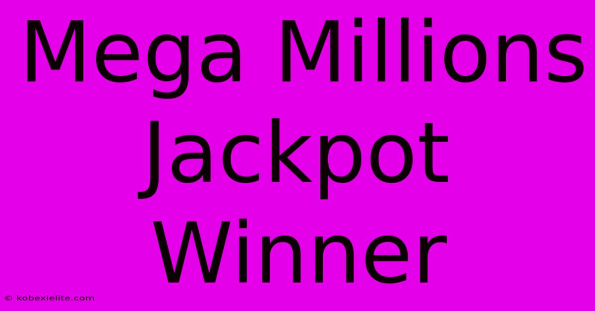 Mega Millions Jackpot Winner