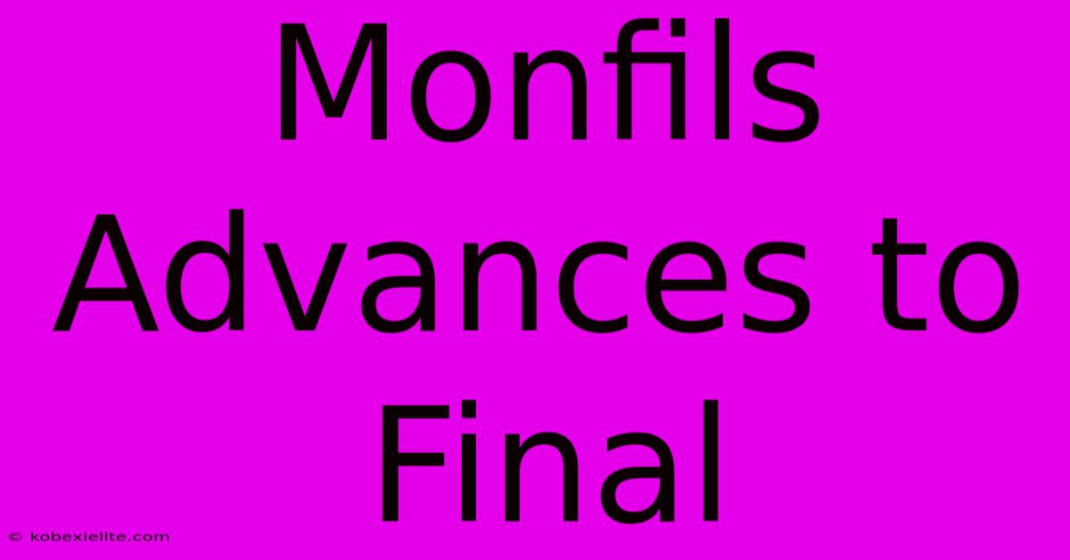 Monfils Advances To Final